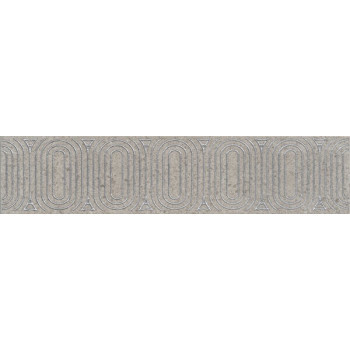 Плитка OP/B206/12137R Бордюр Безана серый обрезной 25*5.5
