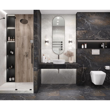 Керамогранит Blaze Nero графитовый 60х60