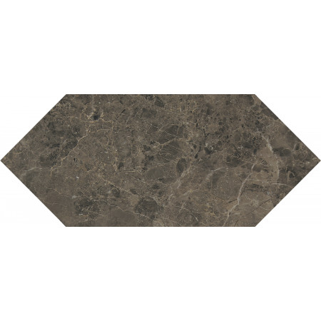 Плитка 35014 Бикуш коричневый глянцевый 14х34