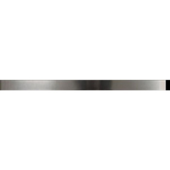 Плитка БДМ 02-22/40 Бордюр металлический платина матовый 2.2х40
