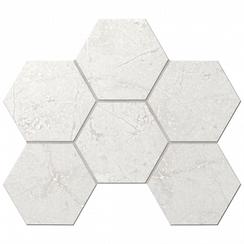 Мозаика MA01 Marmulla Hexagon неполированная 25x28.5