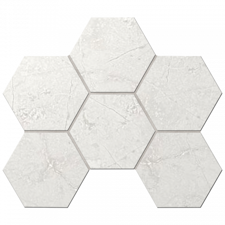 Мозаика MA01 Marmulla Hexagon неполированная 25x28.5