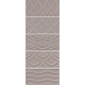 Плитка 16019 Авеллино коричневый структура mix 7.4*15