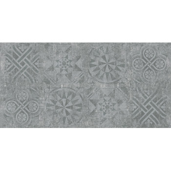 Керамогранит Granite Stone CEMENT Decor Grey Dark / Гранит Стоун ЦЕМЕНТ Декор Темно-серый SR 120x60
