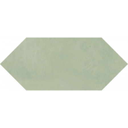 Плитка 35026 Фурнаш грань зеленый светлый глянцевый 14х34