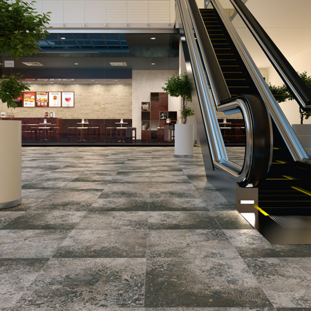 Керамогранит BIEN0004 Beton Bianco Rec Semi Lap 600x1200x9