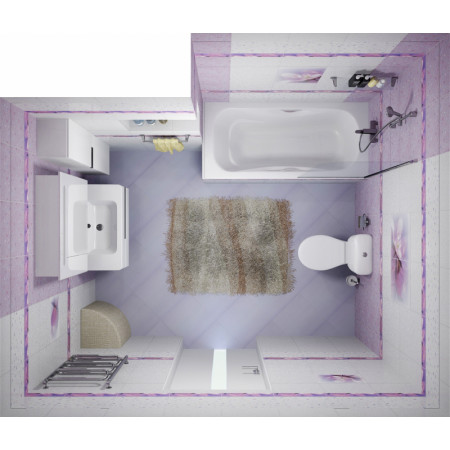 Плитка БД61УН707 (BWU61UNI707) Лила 3х60