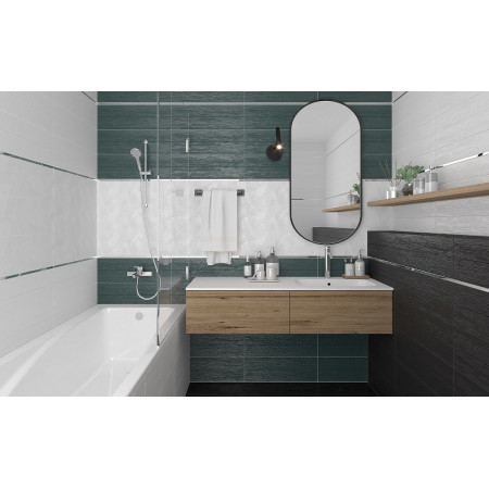 Плитка Декор Kopengagen белый 20х60