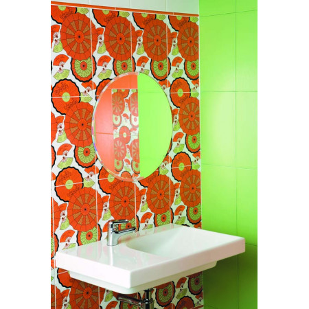 Плитка B1691/6157 Журавли 6x40