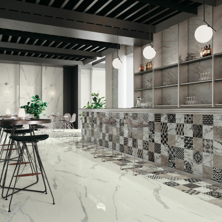 Керамогранит 600180000016 Empire Calacatta Black Lapp 120x278