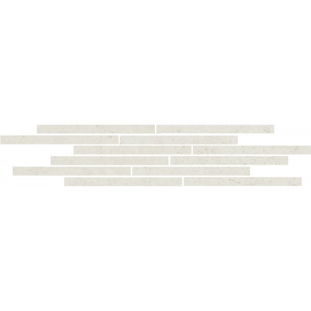 Мозаика T025/11205 Декор Карму мозаичный бежевый светлый матовый 75х15