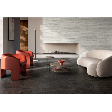 Керамогранит K948104R0001VTER StoneS Деко Травертин Сильвер Матовый R10А Рельеф 60x120