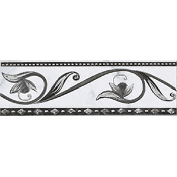 Плитка Argos nero бордюр 8х25