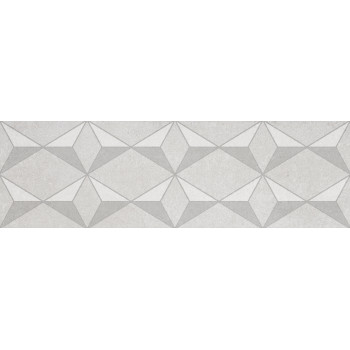 Плитка HGD/A584/6437 Бордюр Корредо серый светлый матовый 25x7,7