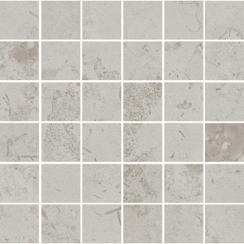 Мозаика DD2053/MM Декор Про Лаймстоун серый светлый матовый мозаичный 30х30