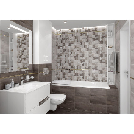 Плитка 08-01-15-2685 Plant коричневый 20х40