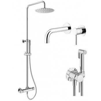 Комплект для душа Plumberia Selection IXO KITZXO6302CR210