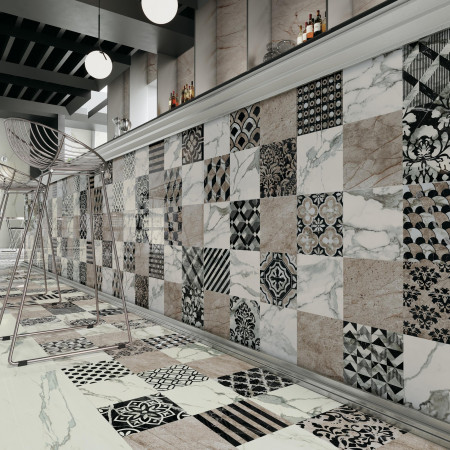 Керамогранит 600180000016 Empire Calacatta Black Lapp 120x278