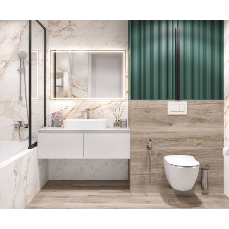 Керамогранит Calacatta Borgini Структурный 60x120