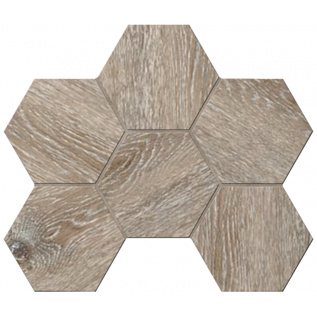 Мозаика Мозаика DA04 Hexagon Brown 25x28.5