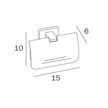 Держатель туалетной бумаги INDA LEA A18260NE
