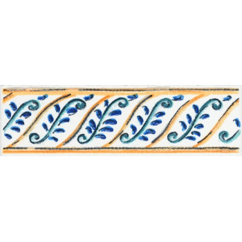 Плитка STG/A462/5232 Бордюр Капри майолика 20х6.3