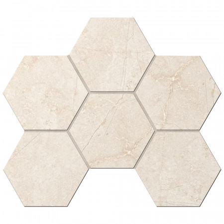 Мозаика MA02 Marmulla Hexagon неполированная 25x28.5