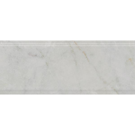 Плитка BDA025R Бордюр Серенада белый глянцевый обрезной 30x12