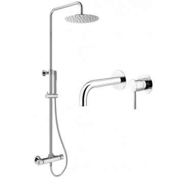 Комплект для душа Plumberia Selection IXO KITXO6302CR210