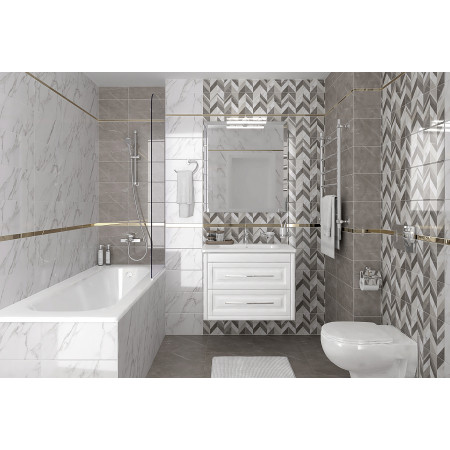 Плитка 08-00-06-2681 Venus серый узор 20х40