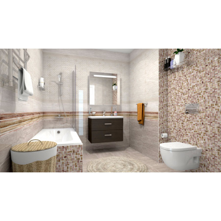 Плитка Alba вставка мозаика многоцветная (A-AI2L451G) 30x30