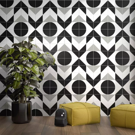 Плитка AZ/A009/5009	Декор Теорема 2 матовый 20x20