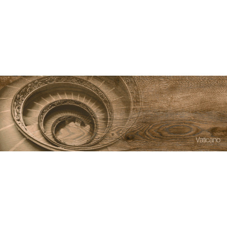 Керамогранит Italian Wood Dark Brown Декор GT-252/d01 20х60 (микс)