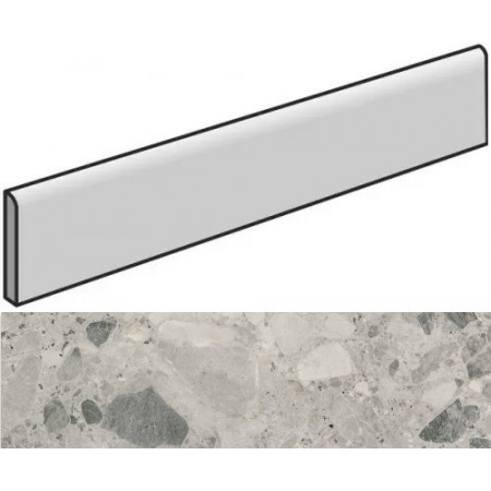 Керамогранит 610130005315 Continuum Stone Grey Battiscopa 7.2x80