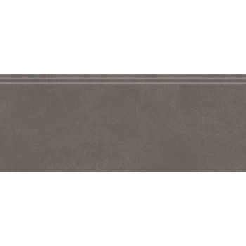 Плитка FMF018R Плинтус Чементо коричневый тёмный матовый обрезной 30x12