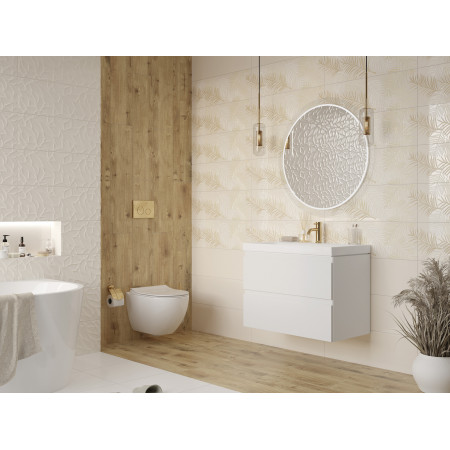 Плитка HCU302D Chance рельеф светло-бежевый 25x75