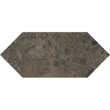 Плитка 35014 Бикуш коричневый глянцевый 14х34