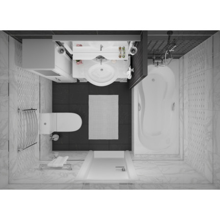 Плитка 34021 Olimpus белый 25х50