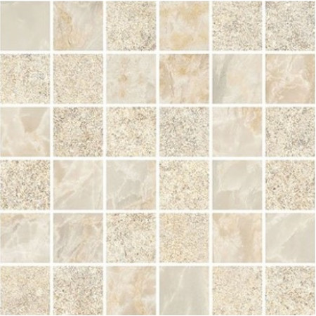 Мозаика K9498848R001VTE0 Marble-Stone Кремовый Матовый-Лаппато Ректификат 30x30