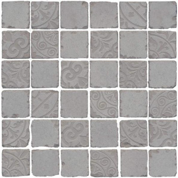 Керамогранит SBM004/DD640220 Про Фьюче серый мозаичный 30x30