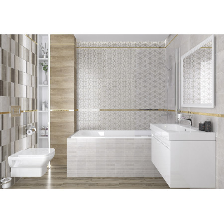 Плитка 17-01-11-2483 Craft полоски бежевый 20х60