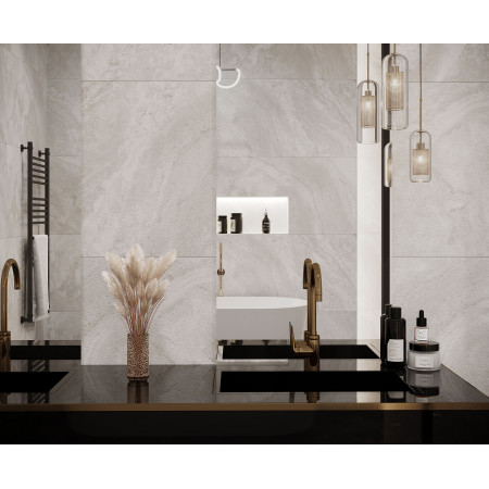 Керамогранит Titan White Cтруктурный 60х60