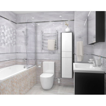 Плитка Декор Diadema Perla белый 17-03-00-1186-0 20х60