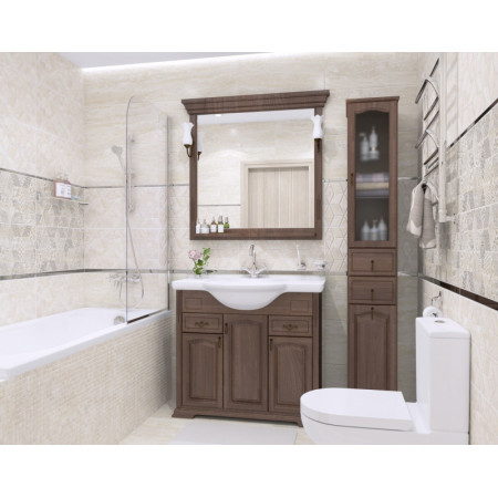 Плитка Декор Echo Elemental серый 30х60