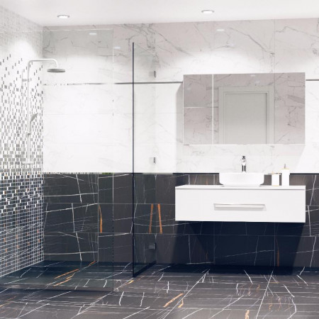 Керамогранит K-1004/MR Marble Trend Nero Dorato 600x600x10