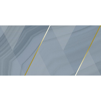 Плитка Декор Space синий 25х50