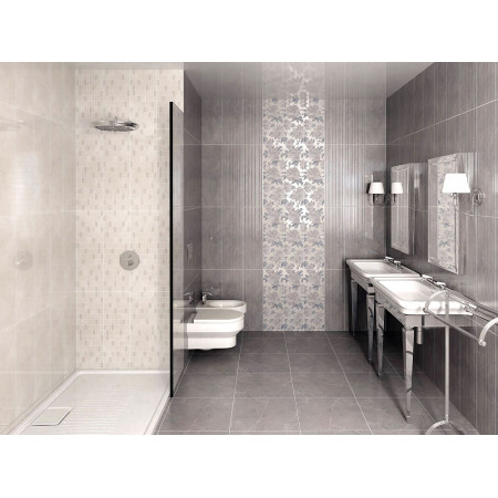 Плитка 12089R N Низида серый светлый обрезной 25х75