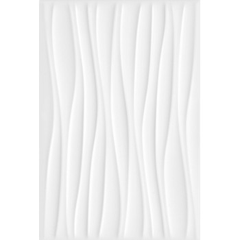 Плитка 8275 Карнавал в Венеции белый волна 20х30