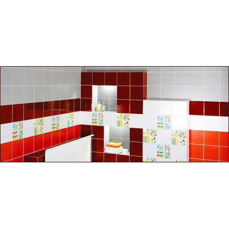 Плитка 5114N Калейдоскоп фиолетовый 20x20