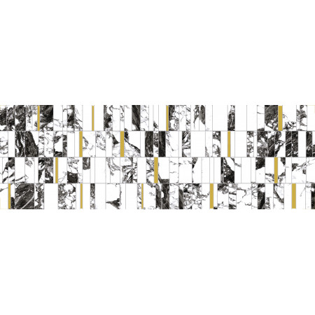 Плитка A16517 Вставка White stream темно-серый 25x75